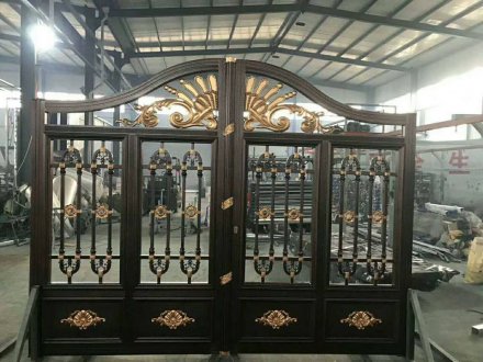 牡丹江新中式鋁合金護欄安裝圖解-安誠護欄廠家