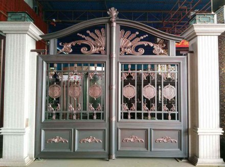 鎮(zhèn)江鋁藝圍欄護(hù)欄圖片-安誠護(hù)欄廠家