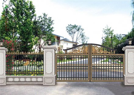 新余便宜鋁藝大門那個廠家好-安誠護(hù)欄廠家