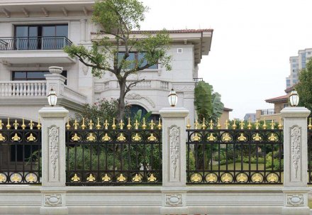 潮州鋁合金圍墻護(hù)欄安裝圖解-安誠(chéng)護(hù)欄廠(chǎng)家